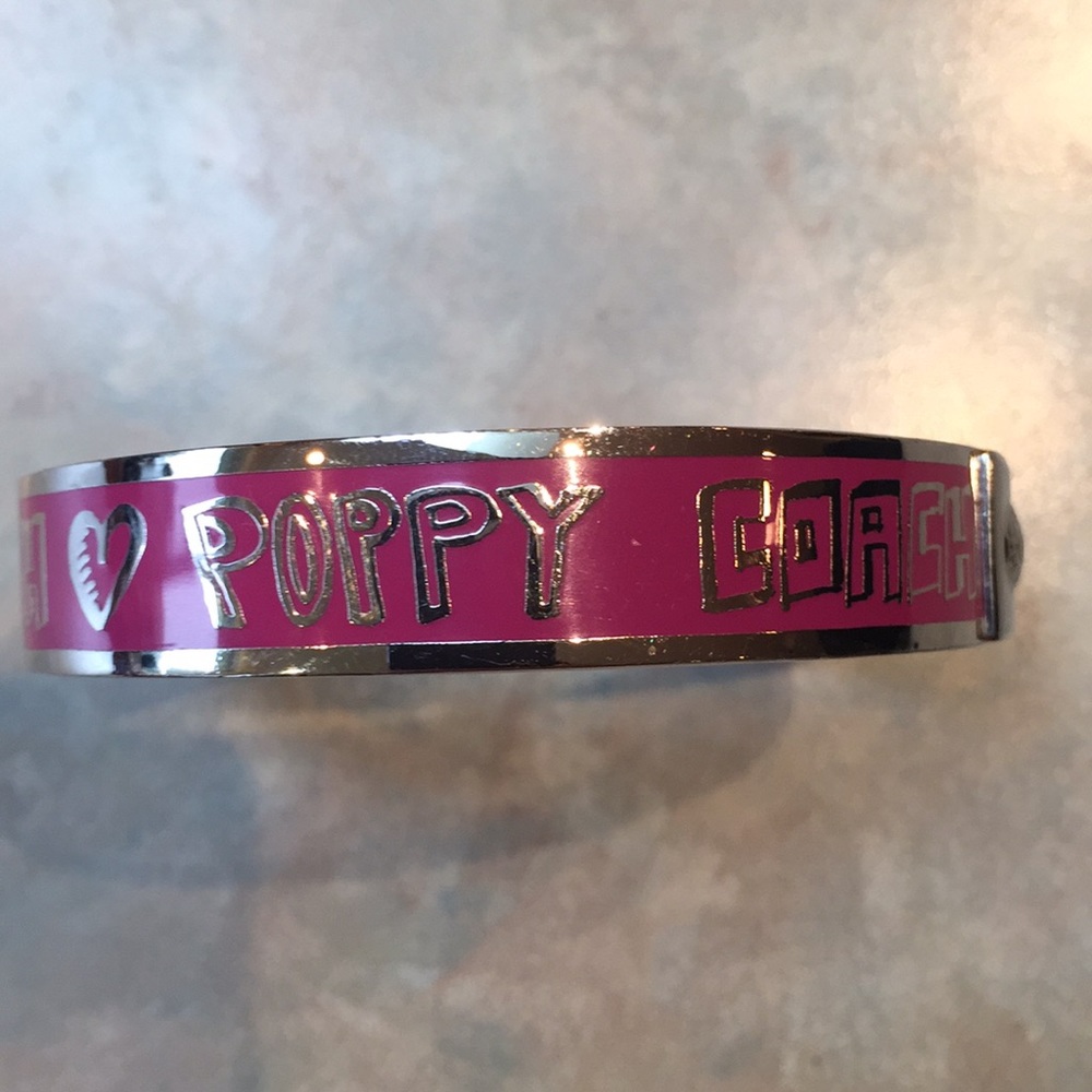 Coach poppy bangle